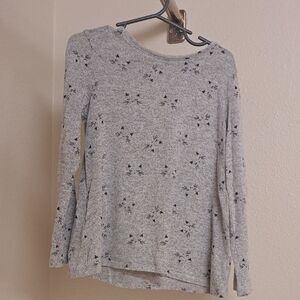 Jumping Beans Light Gray Cat Print Sweater